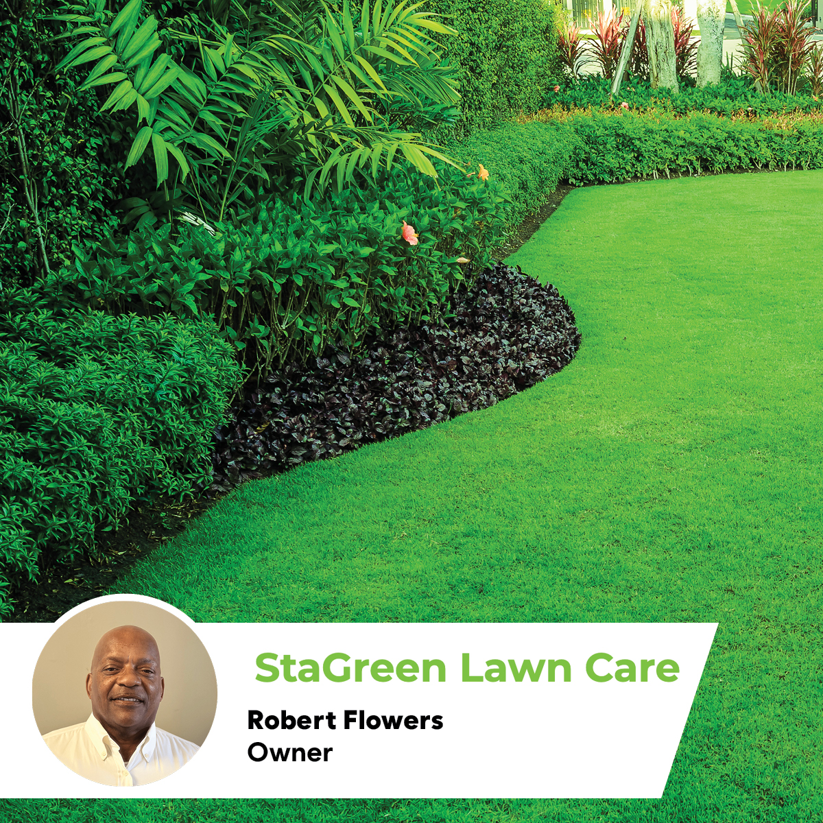 StaGreen Lawn Care Facebook ad from Feb 6, 2026