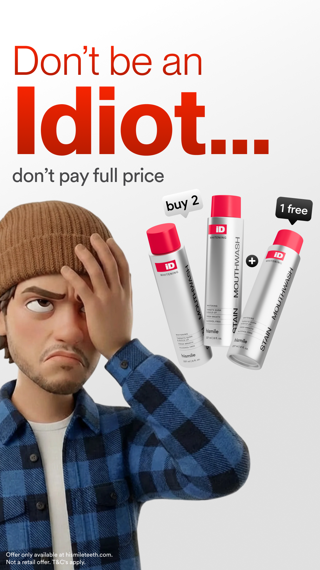Hismile Facebook ad