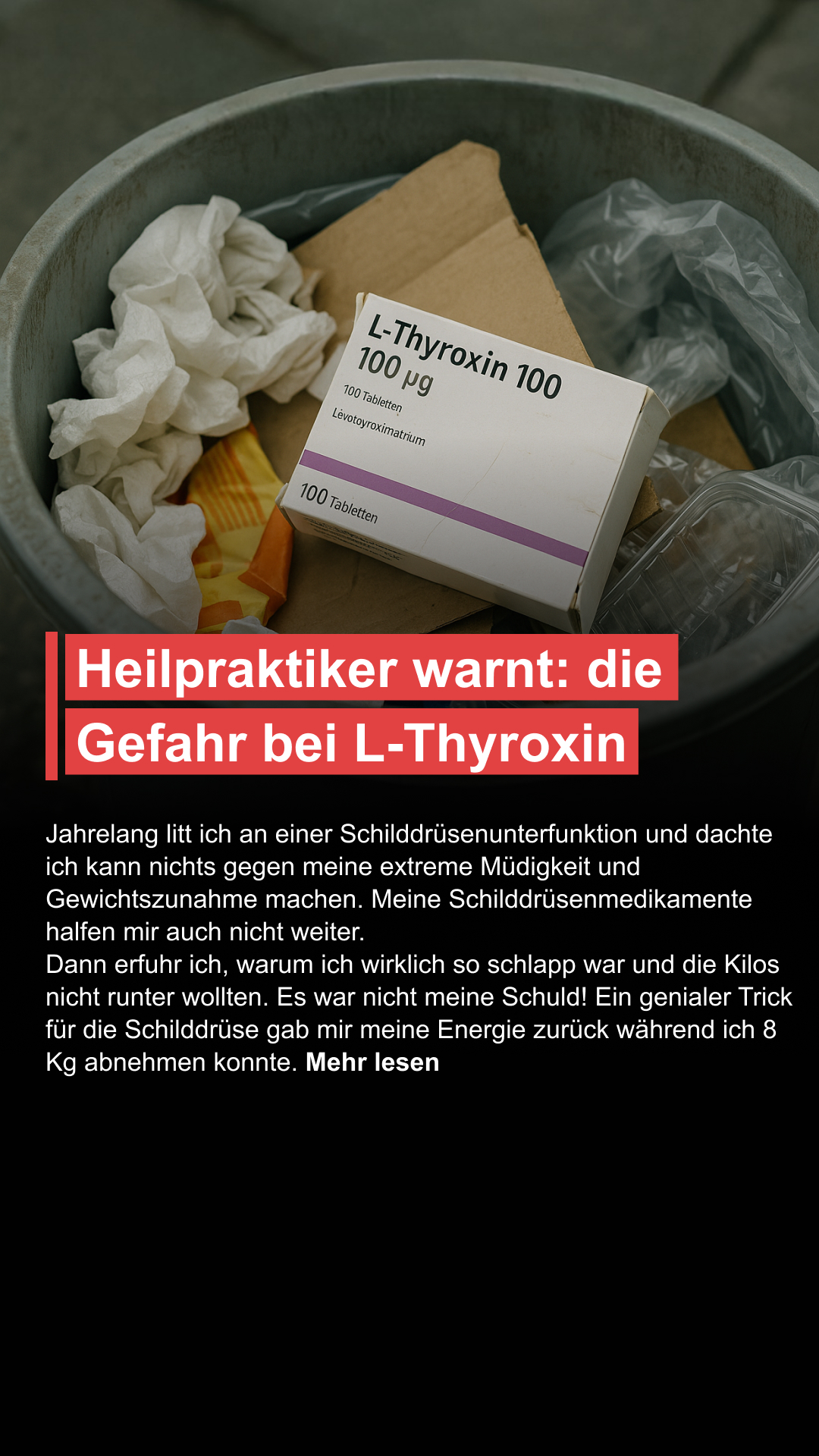 Mission Schilddrüse Facebook ad