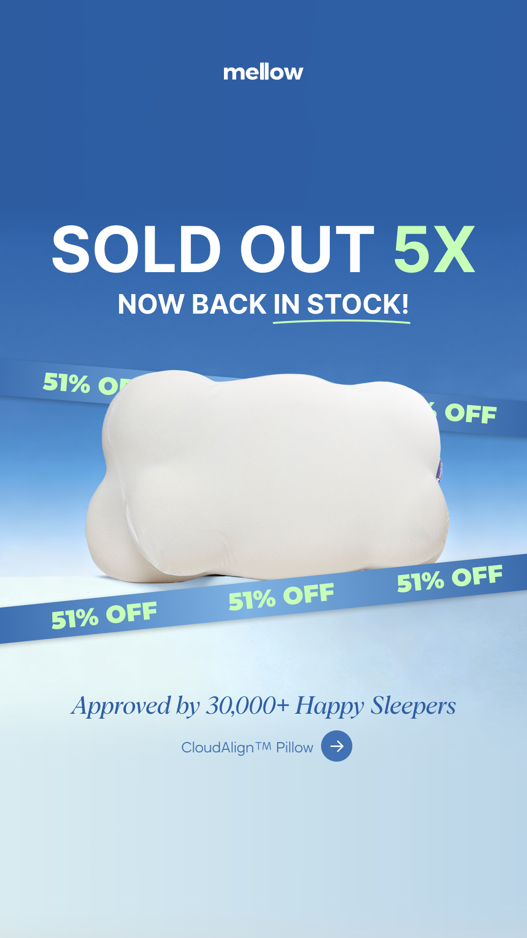 Mellow Sleep Facebook ad