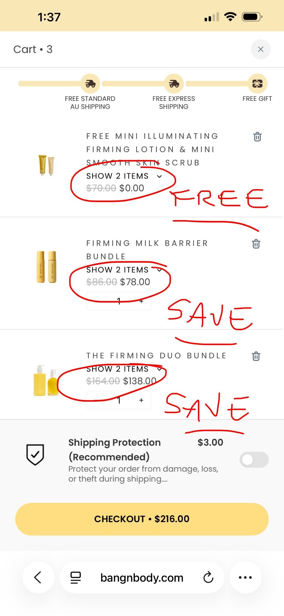 Bangn Body Facebook ad
