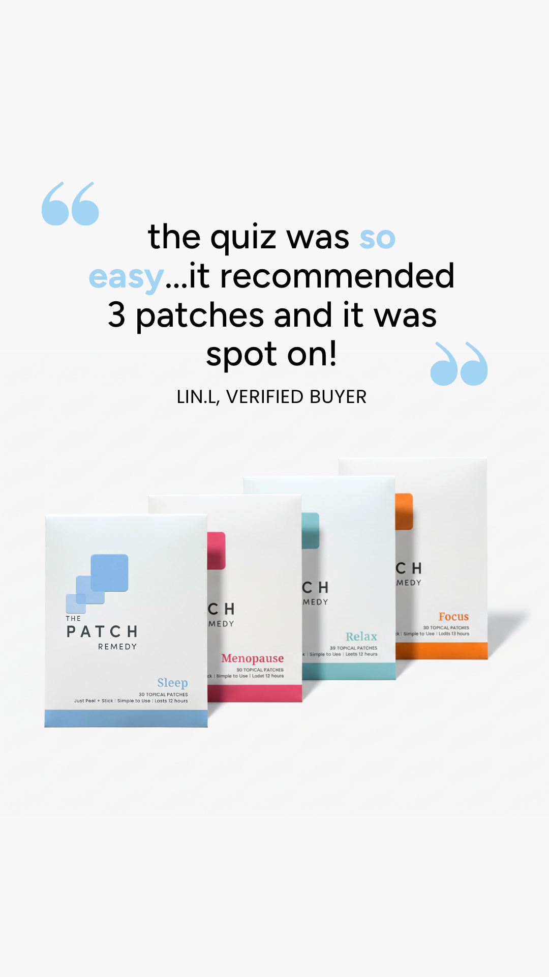 The Patch Remedy Facebook ad