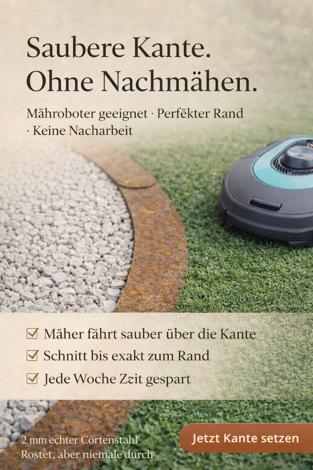 Rasenkantemetall Facebook ad