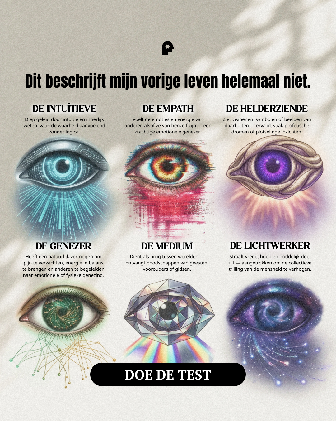 Nebula: Past Life Power Reading Facebook ad: Doe de test →