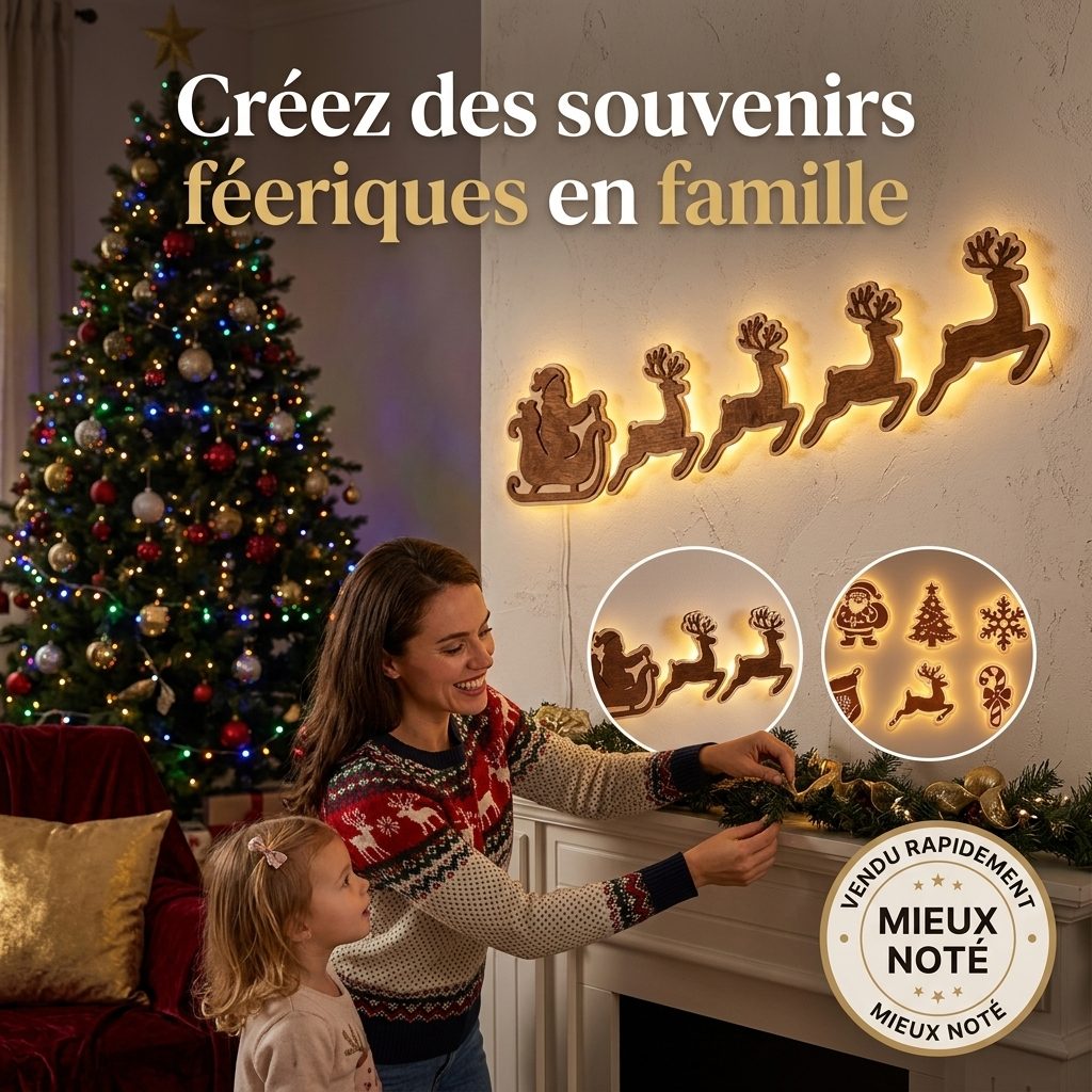 Bonneidea Facebook ad: Illuminez votre intérieur pour Noël