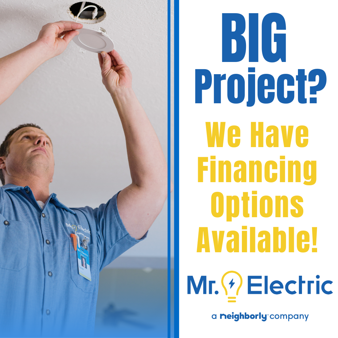 Mr. Electric of Cleveland Facebook ad: Easy Financing Available