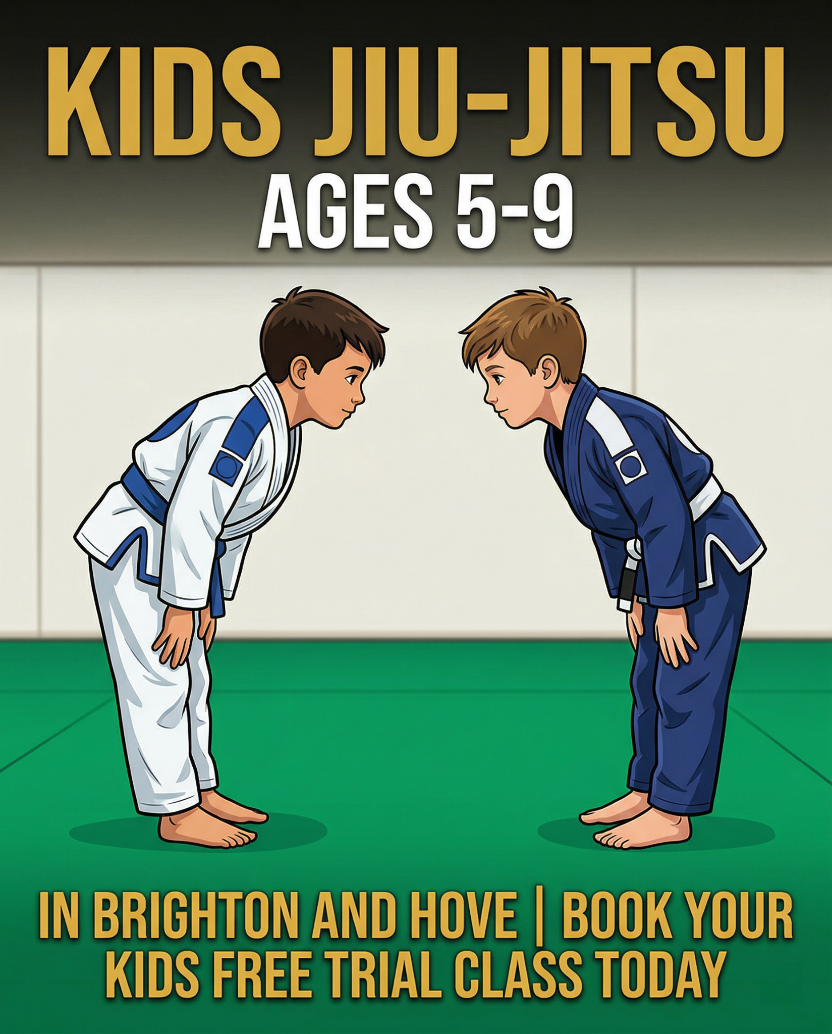 One Jiu-Jitsu Facebook ad: Free Kids Jiu-Jitsu Class in Brighton and Hove