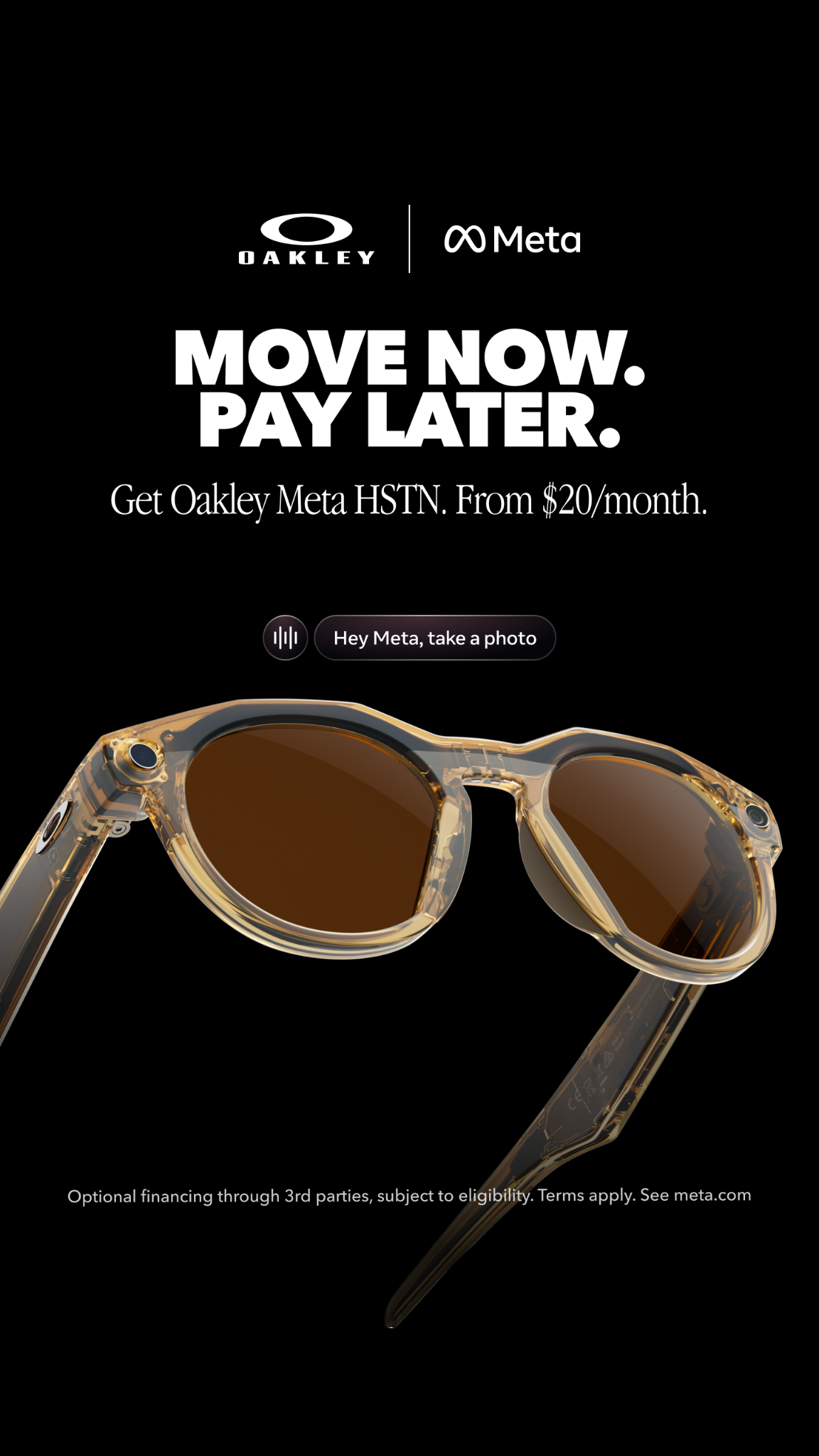 Oakley Meta Facebook ad