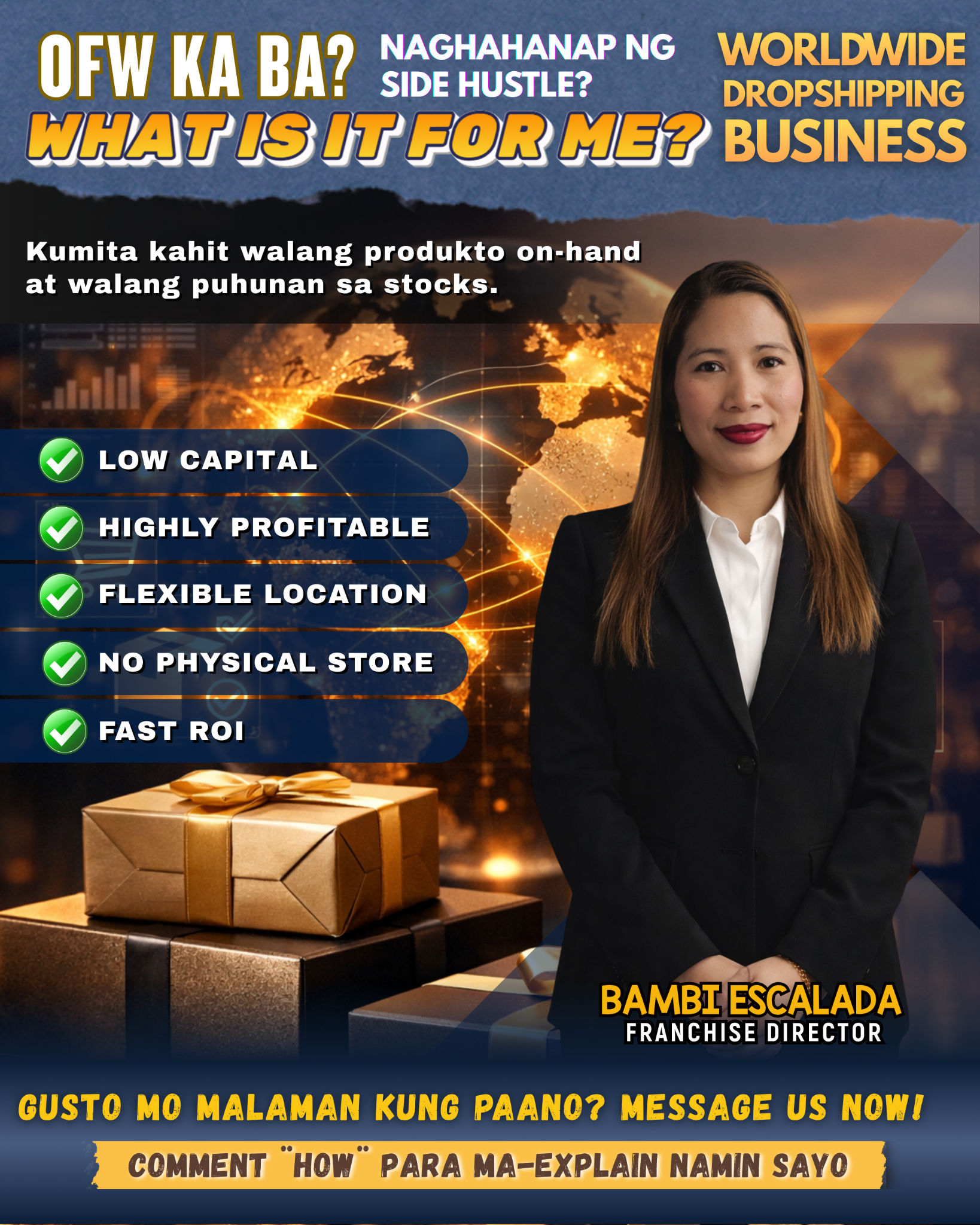 Negosyong Pang-masa All in Dropped Shipping Business Intl. Facebook ad