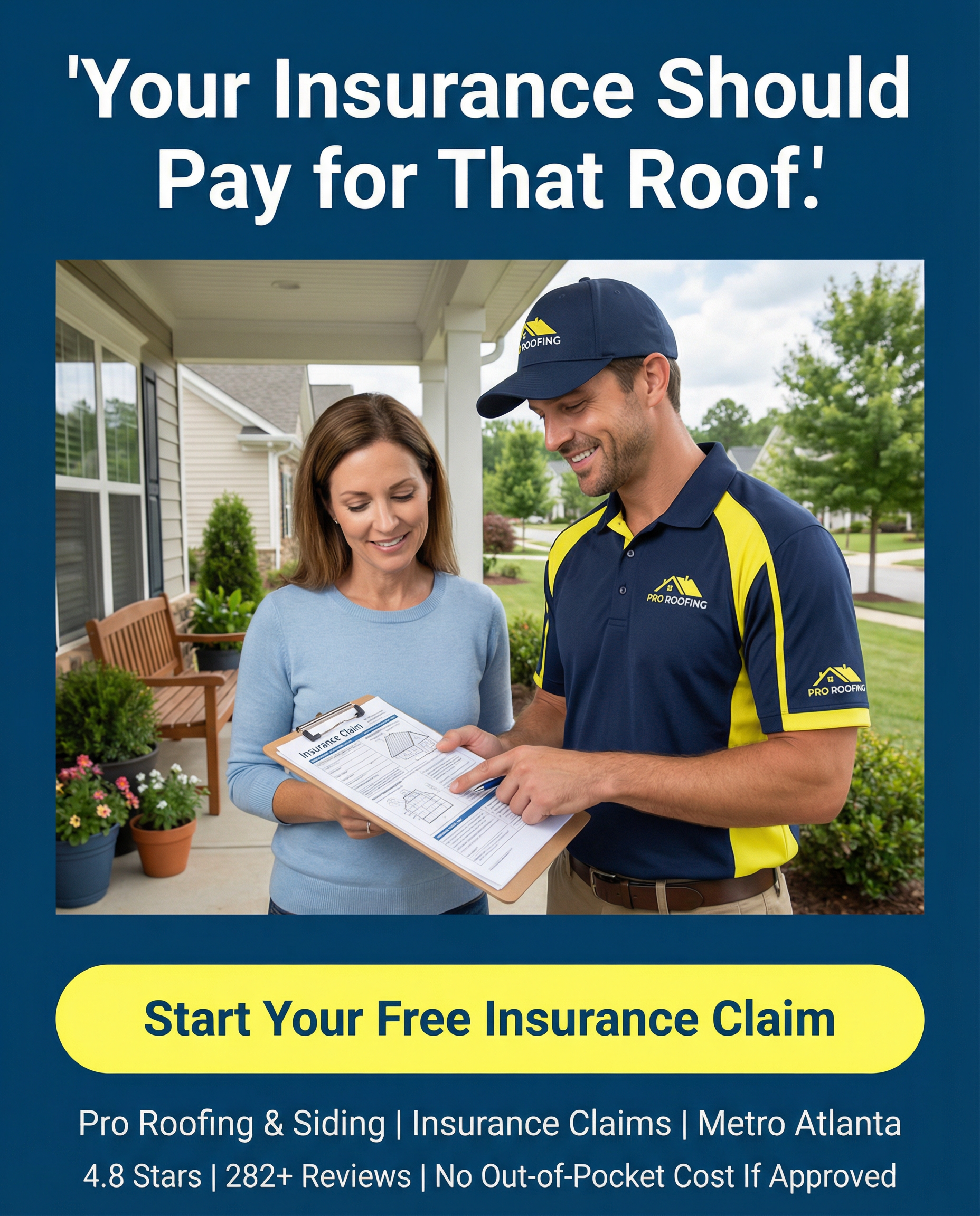 Pro Roofing & Siding Facebook ad