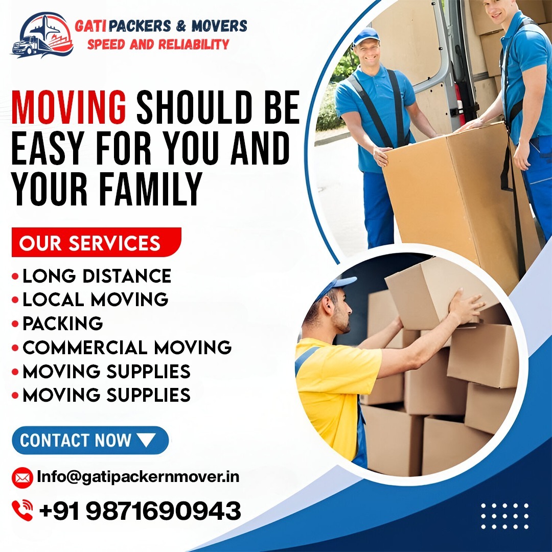Gati Packers & Movers Speed And Reliability Facebook ad: Get FREE Quote - Gati Packers!