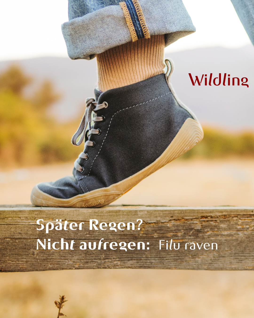 Wildling Shoes Facebook ad: Herbst/Winter 26