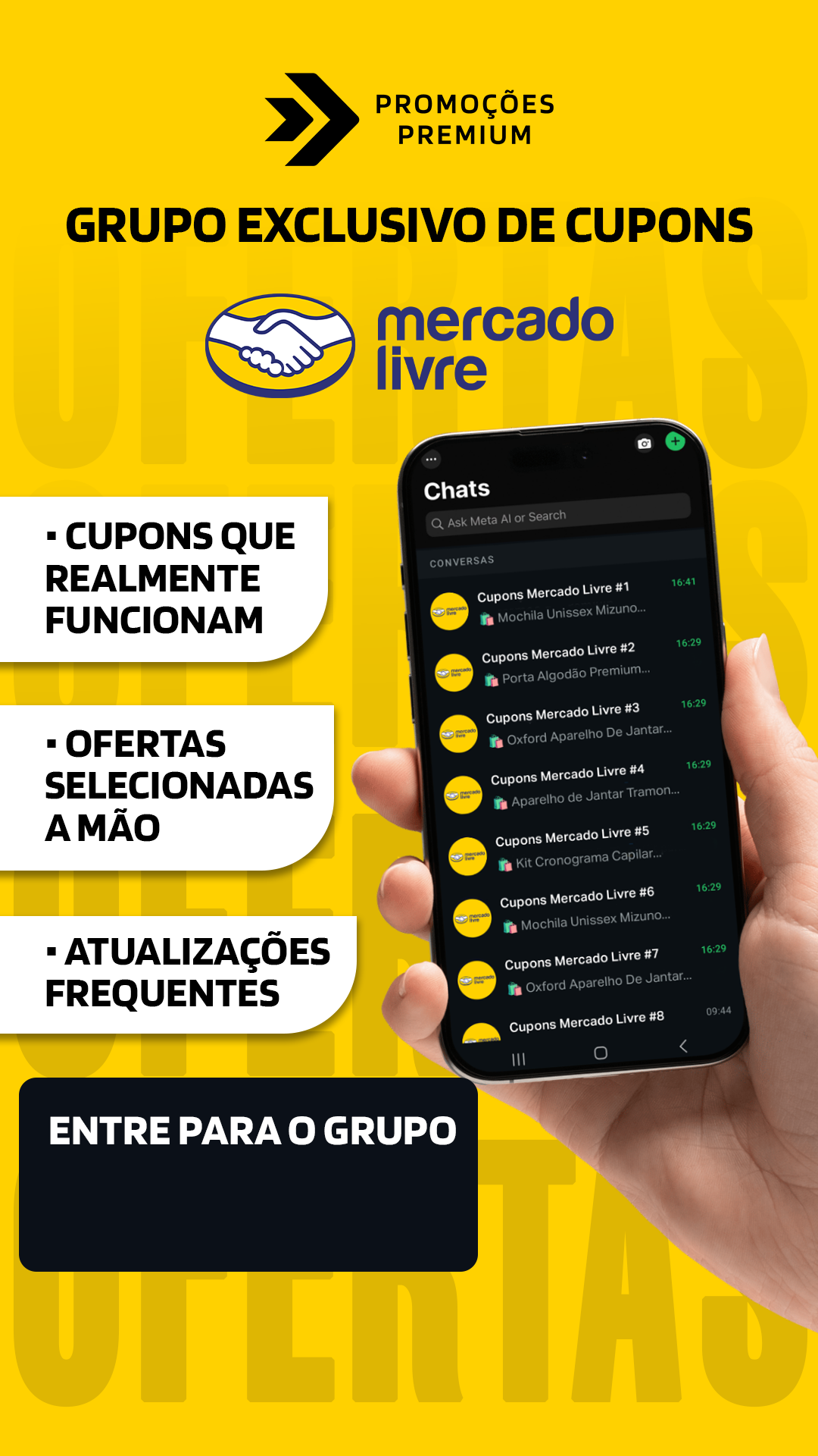 Promoções Premium Facebook ad