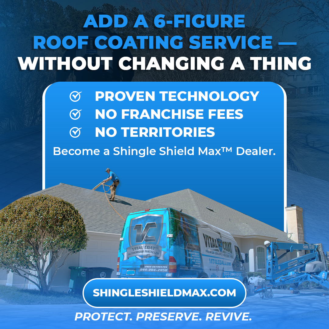 Vital Coat Concrete Coatings & Sealers Facebook ad: Already running a thriving roofing business?
