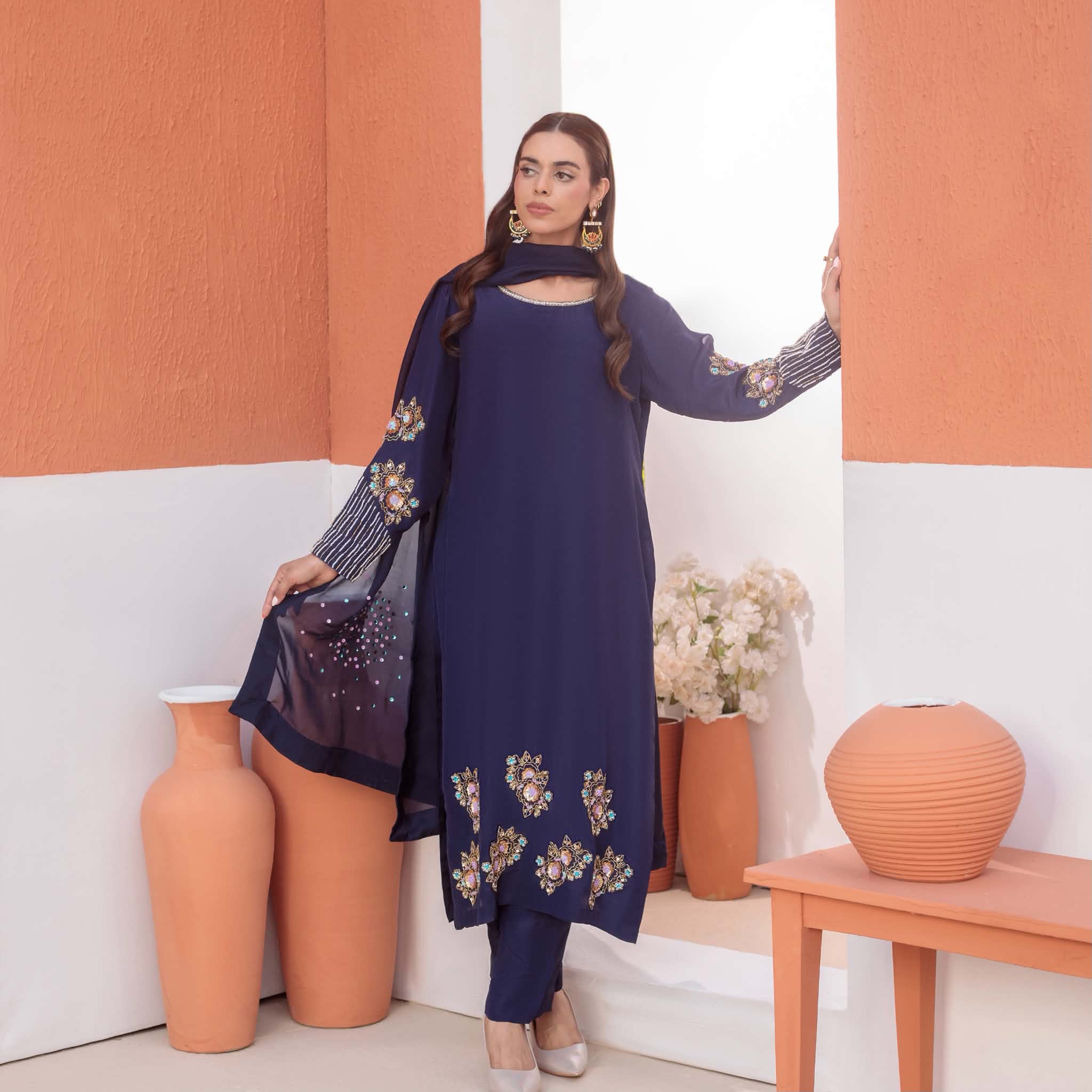 Ameenaz Facebook ad: Elegance isn't an accessory; it is a lifestyle.