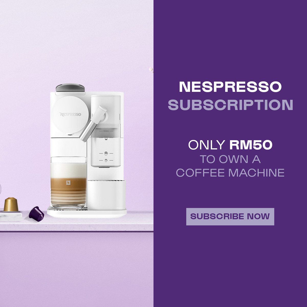 Nespresso Facebook ad