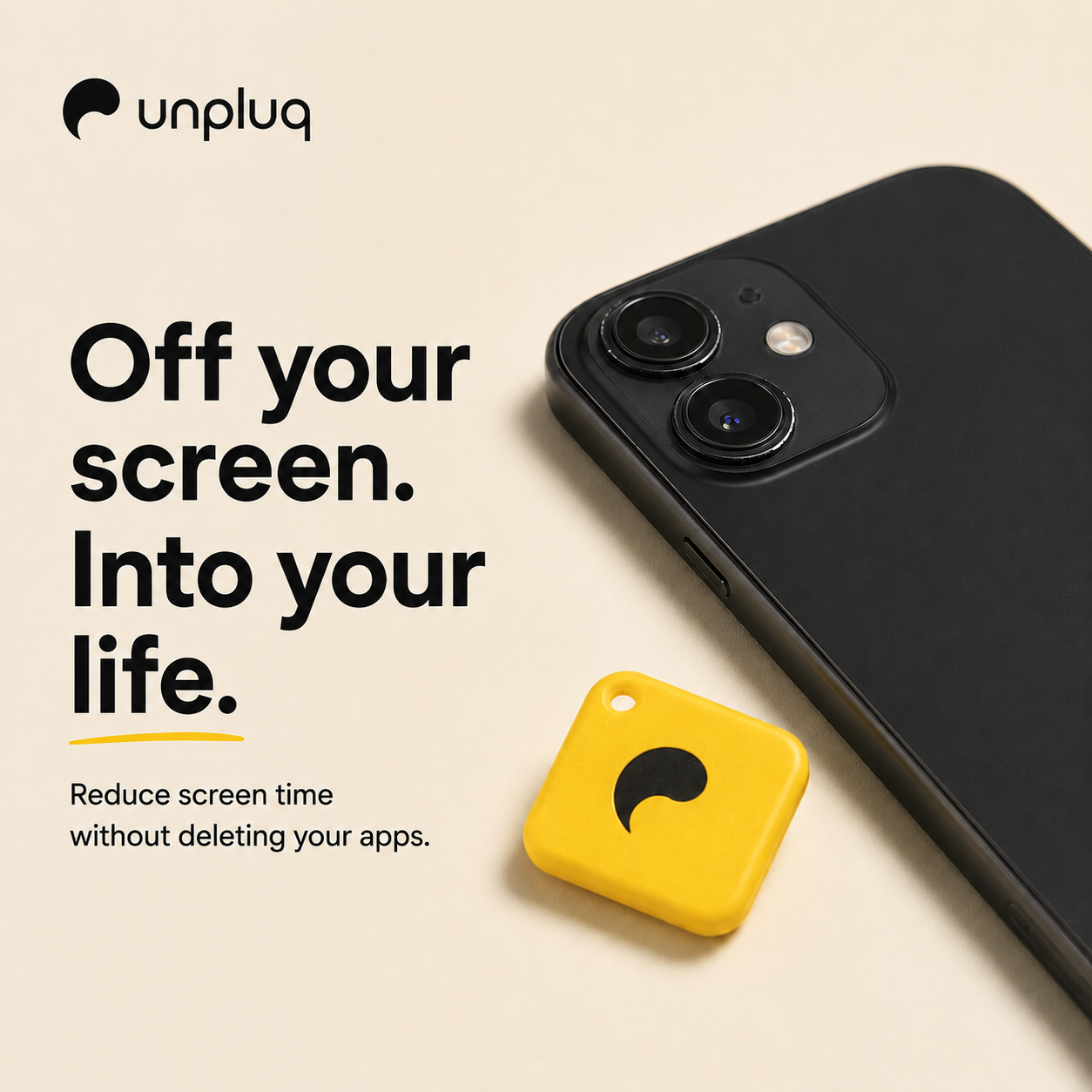 Unpluq Facebook ad