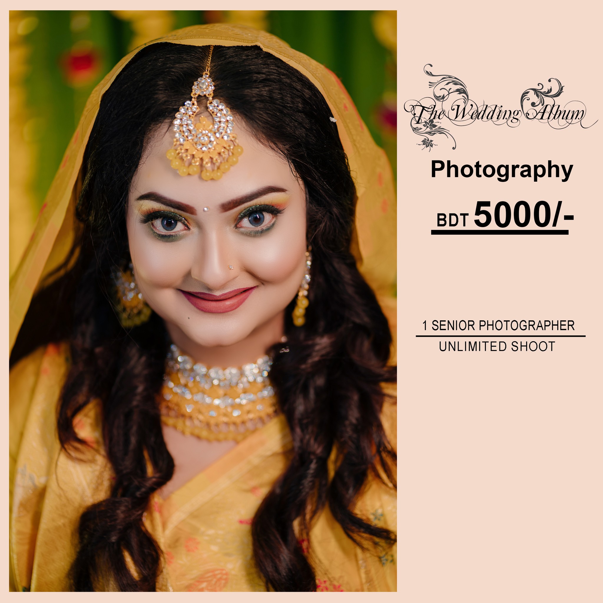 The Wedding Album Facebook ad: BOOK NOW