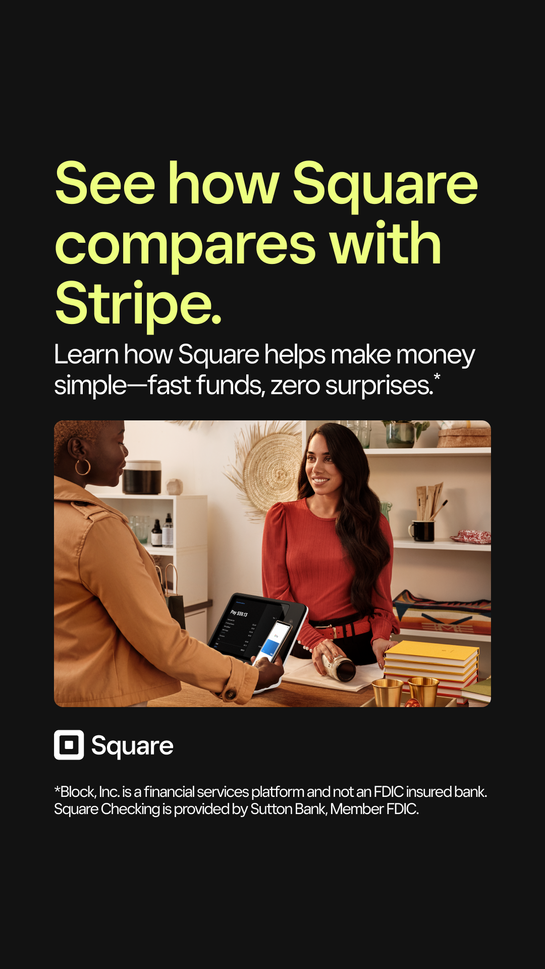 Square Facebook ad