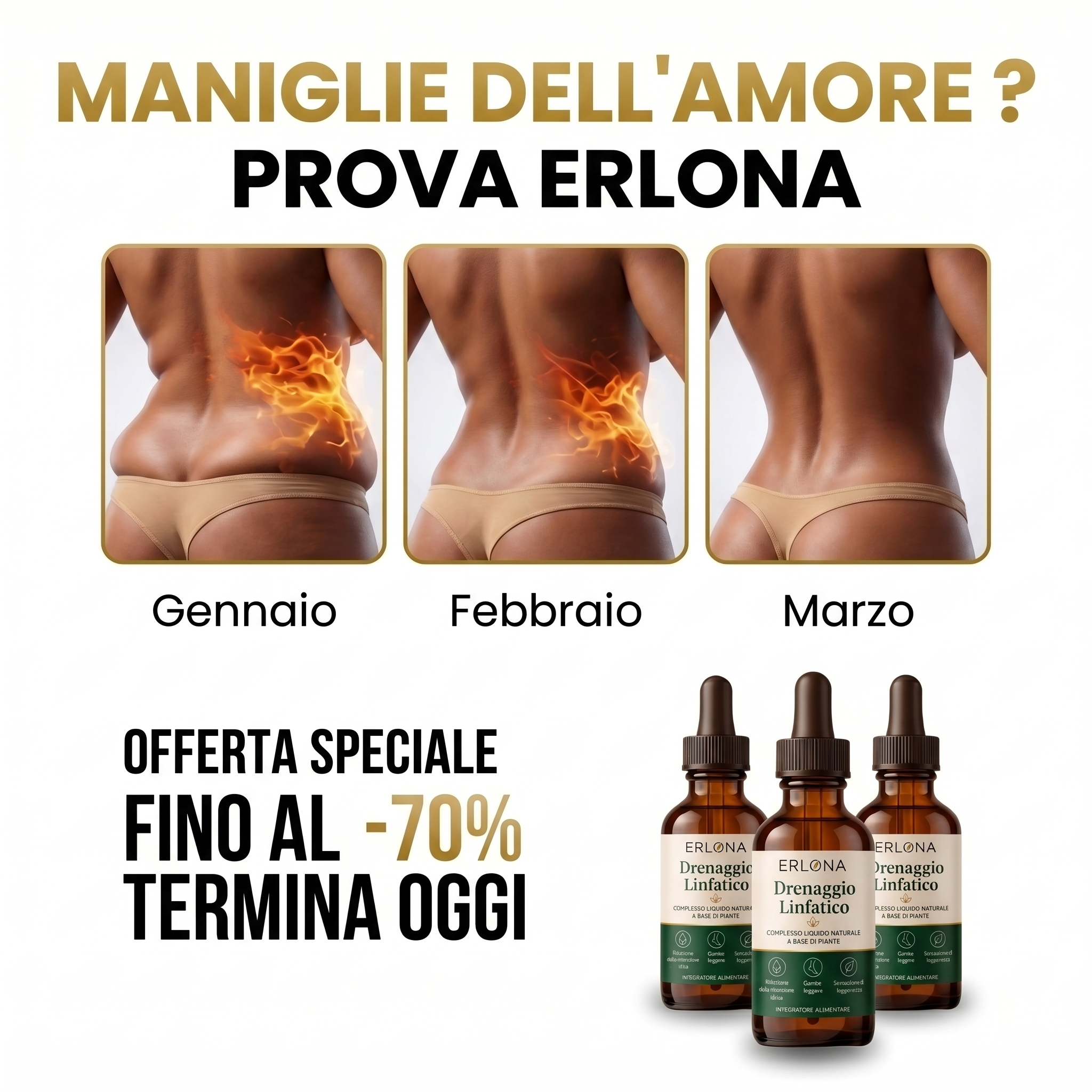 Erlona Italia Facebook ad: Non dare la colpa al tuo stile di vita, Inizia rimettendo…