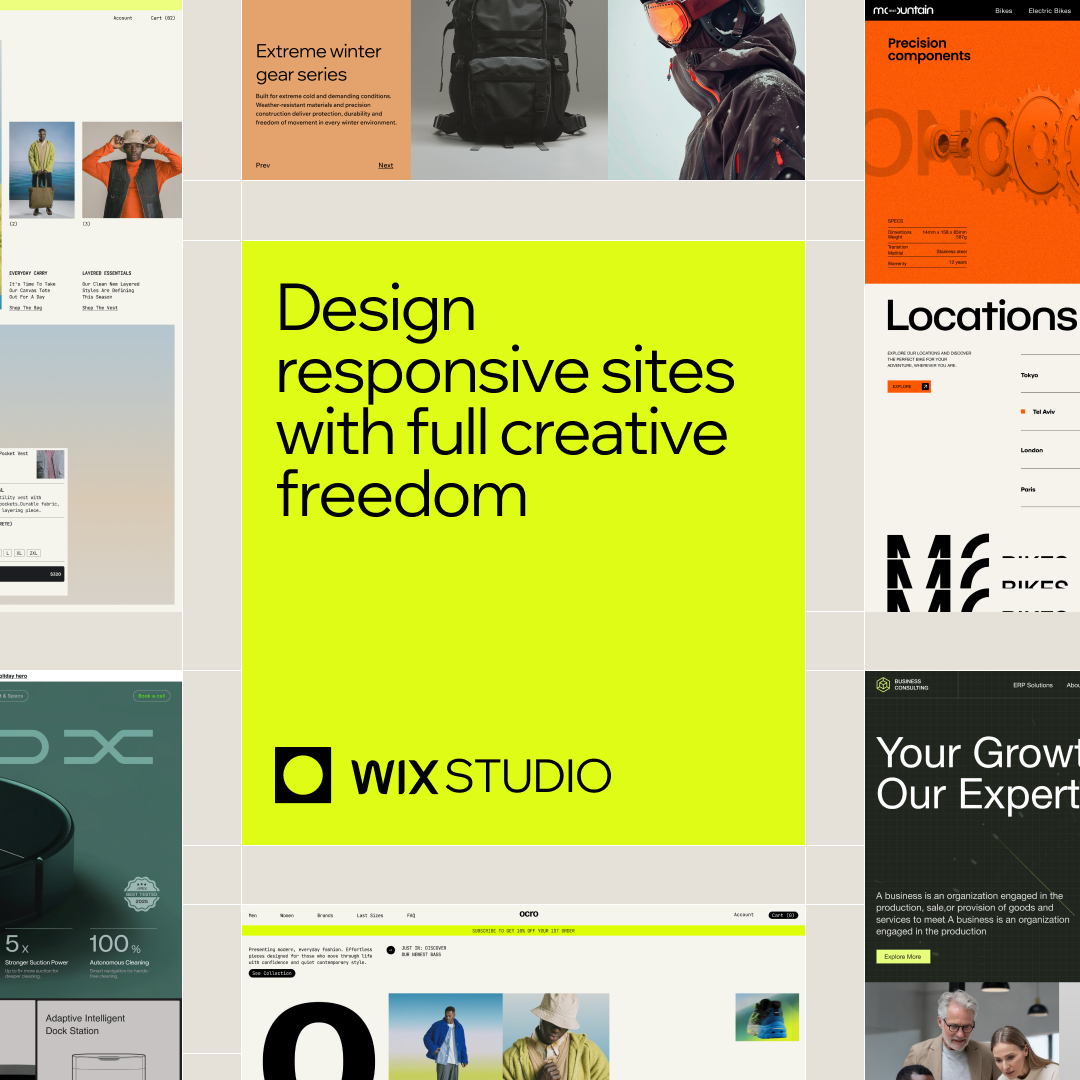 Wix Studio Facebook ad from Jun 2, 2026