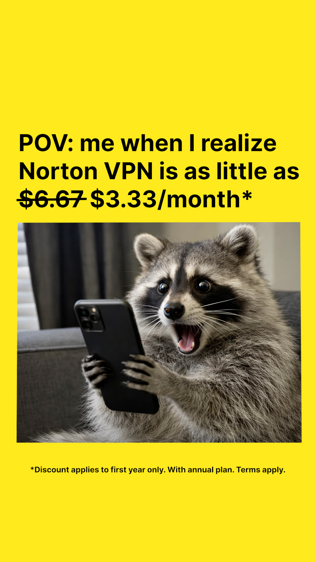 Norton Facebook ad
