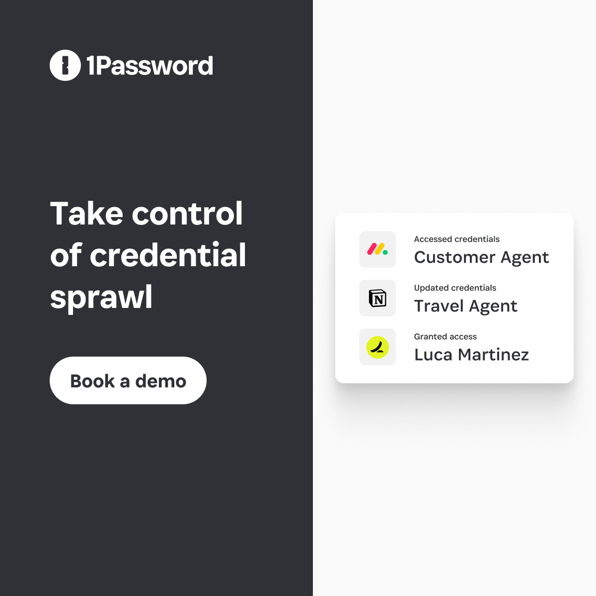 1Password Facebook ad