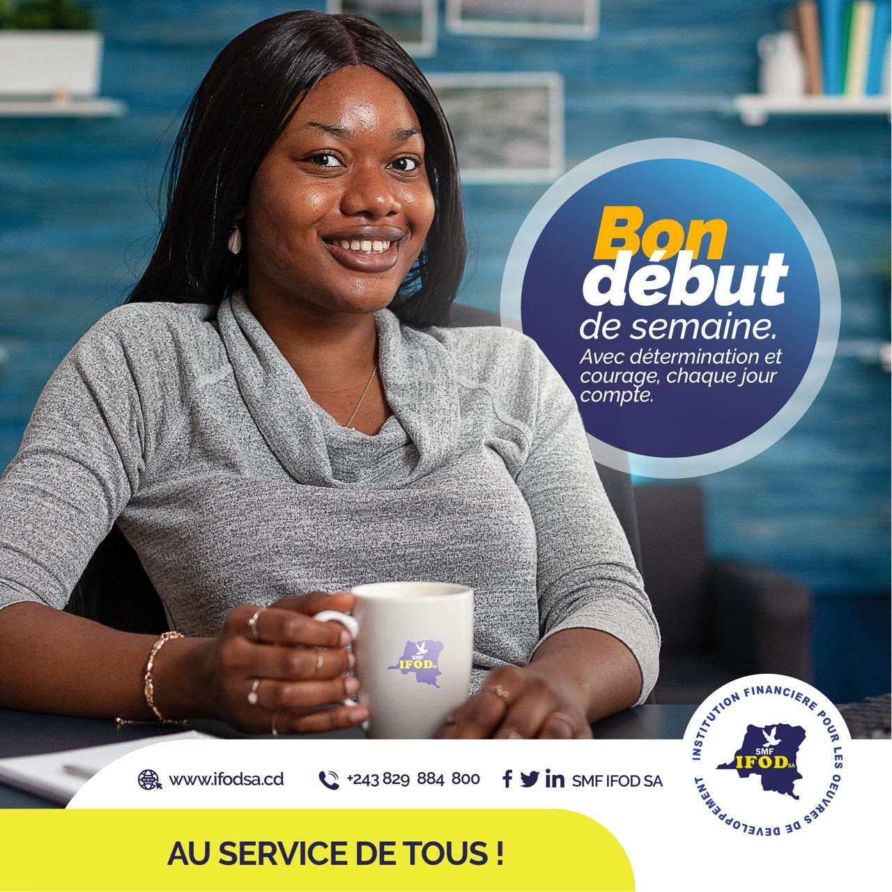 SMF IFOD SA Facebook ad: Bon début de semaine avec IFOD SA!