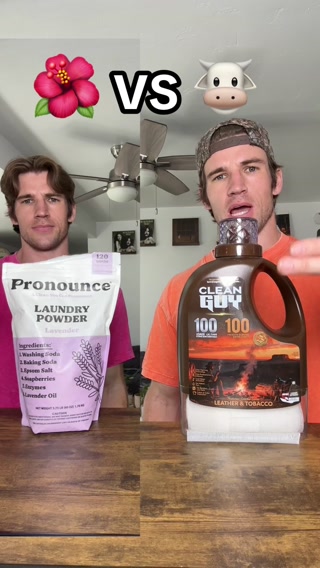 Clean Guy Facebook ad: Laundry that makes you smell like a man