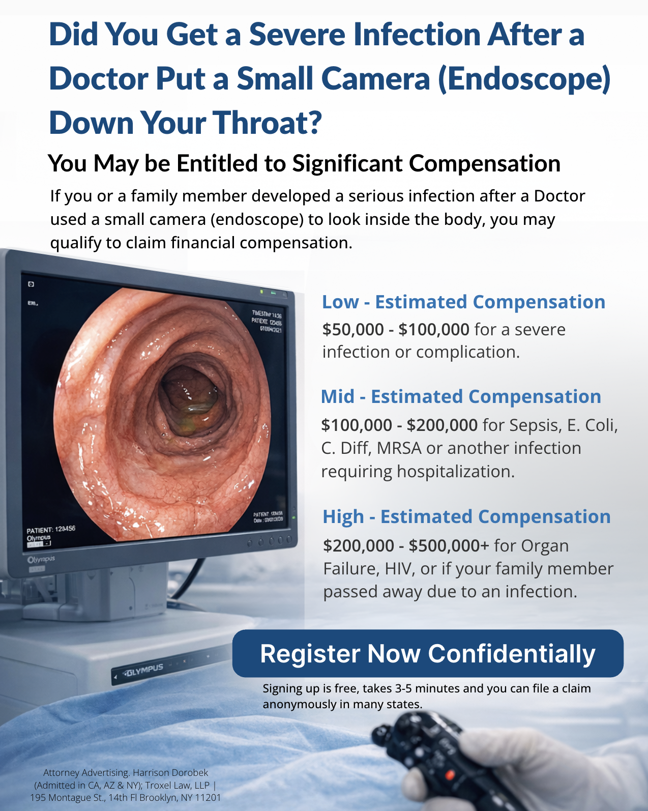 Medical Scope Claims Facebook ad from Mar 31, 2026