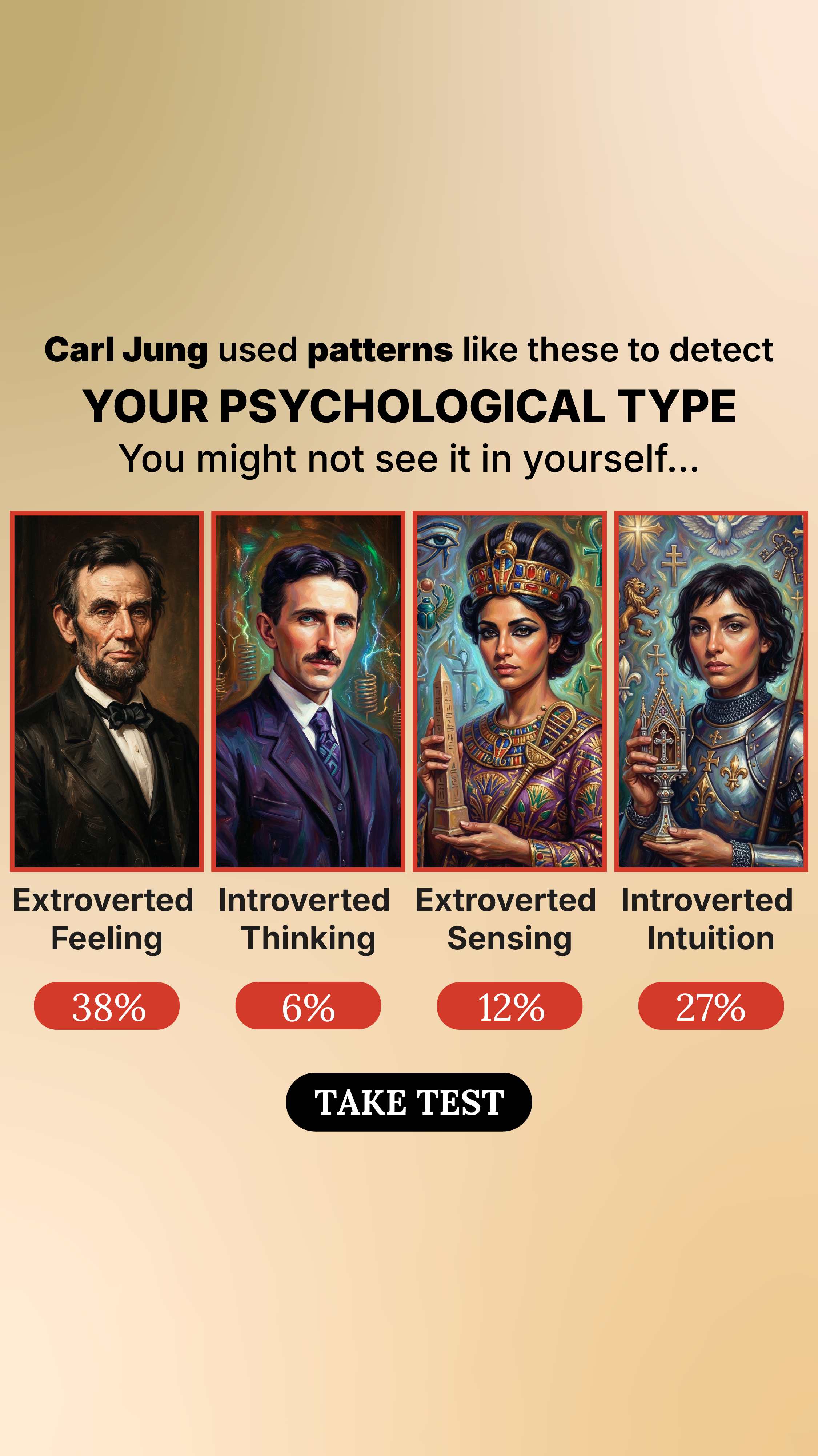 Personality Type Facebook ad