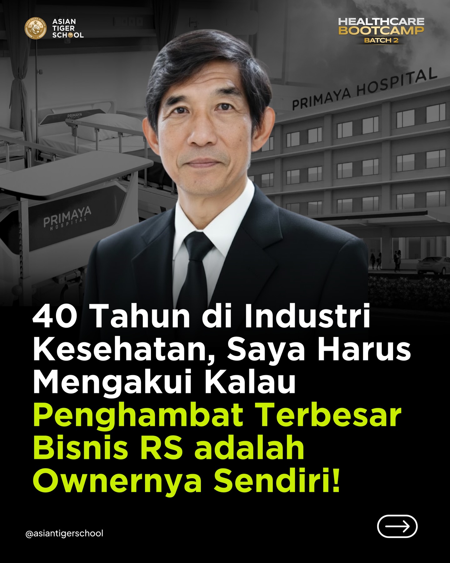 Asian Tiger School Facebook ad: Transformasi dari Owner-Led menjadi System-Driven memang…