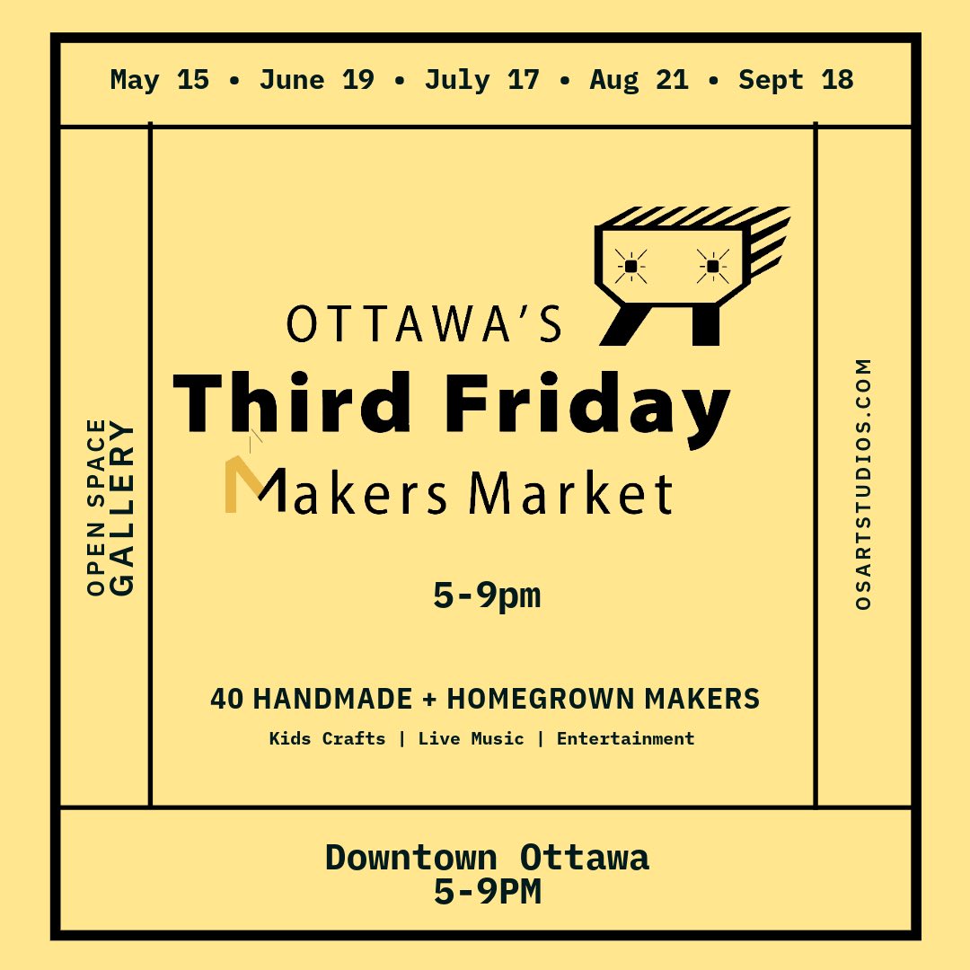Ottawa's Third Friday Facebook ad: Third Friday is BACK in Ottawa