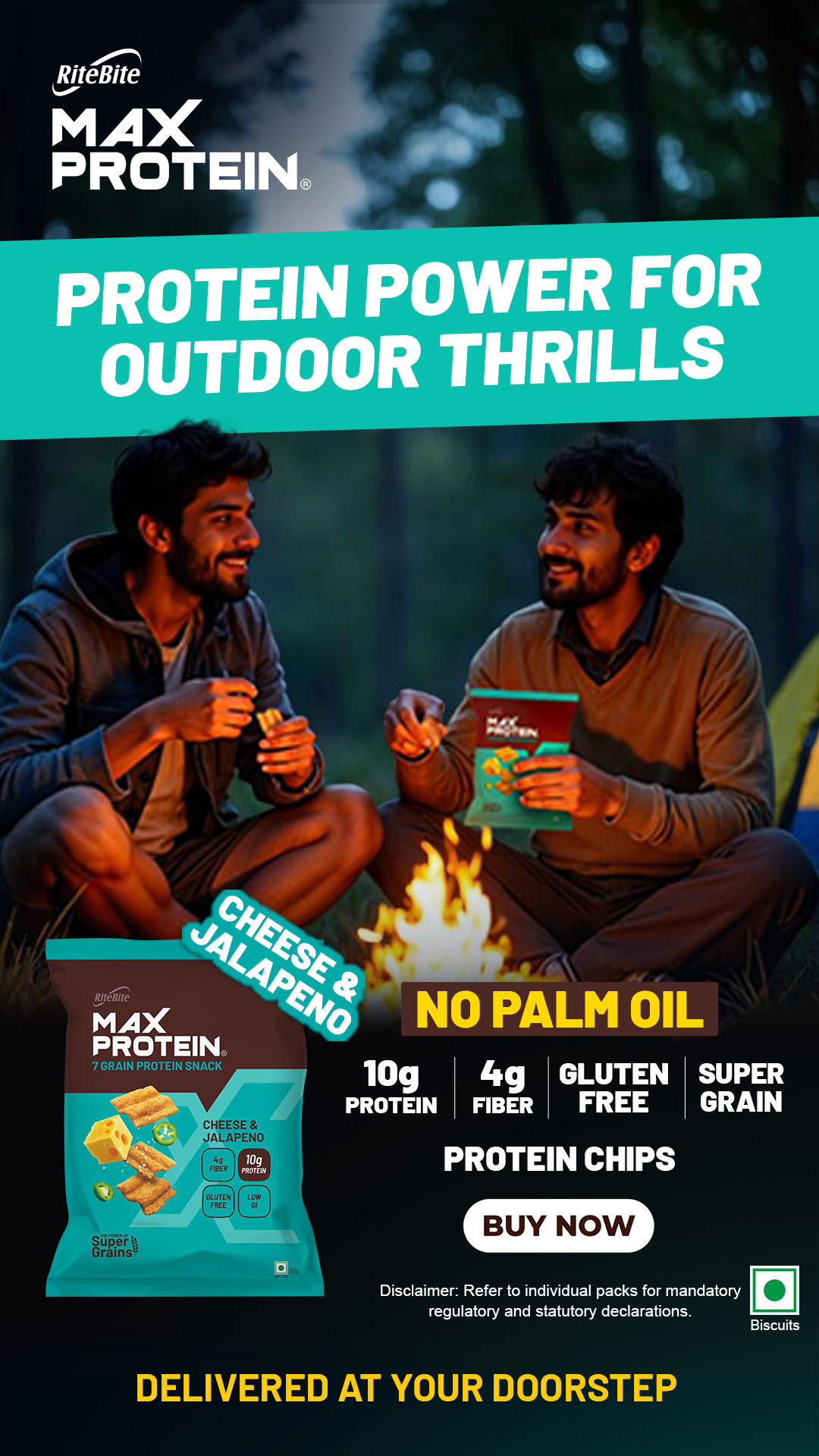 Max Protein Snacks Facebook ad
