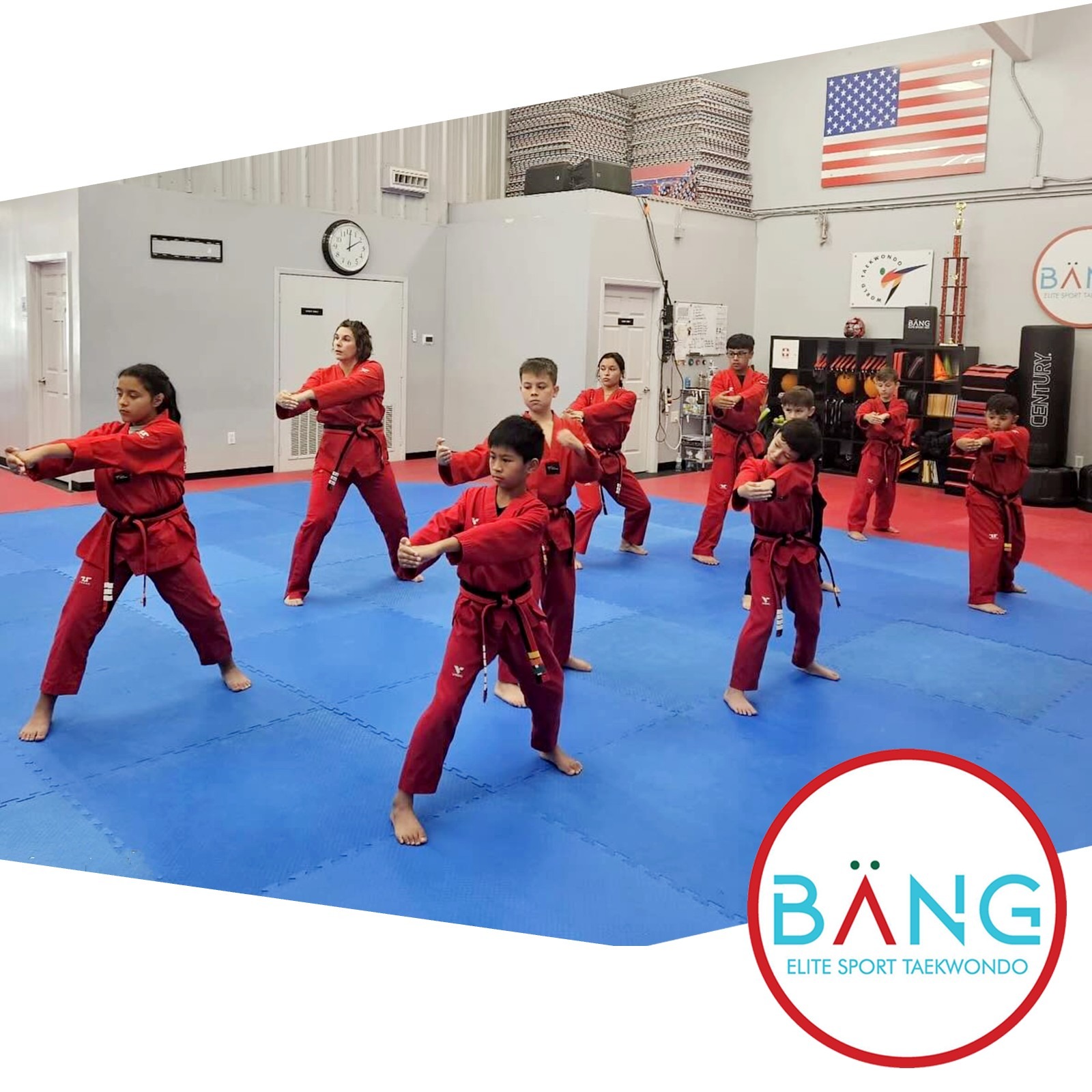 Bang Elite Sport Taekwondo Facebook ad: Kickstart 2026 With A FREE Class!