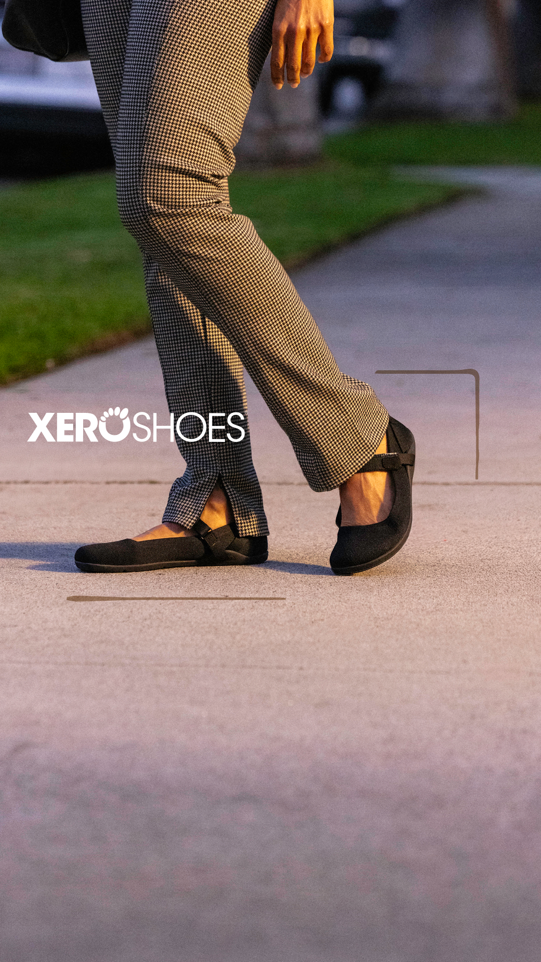 Xero Shoes Facebook ad: Ballet Flats