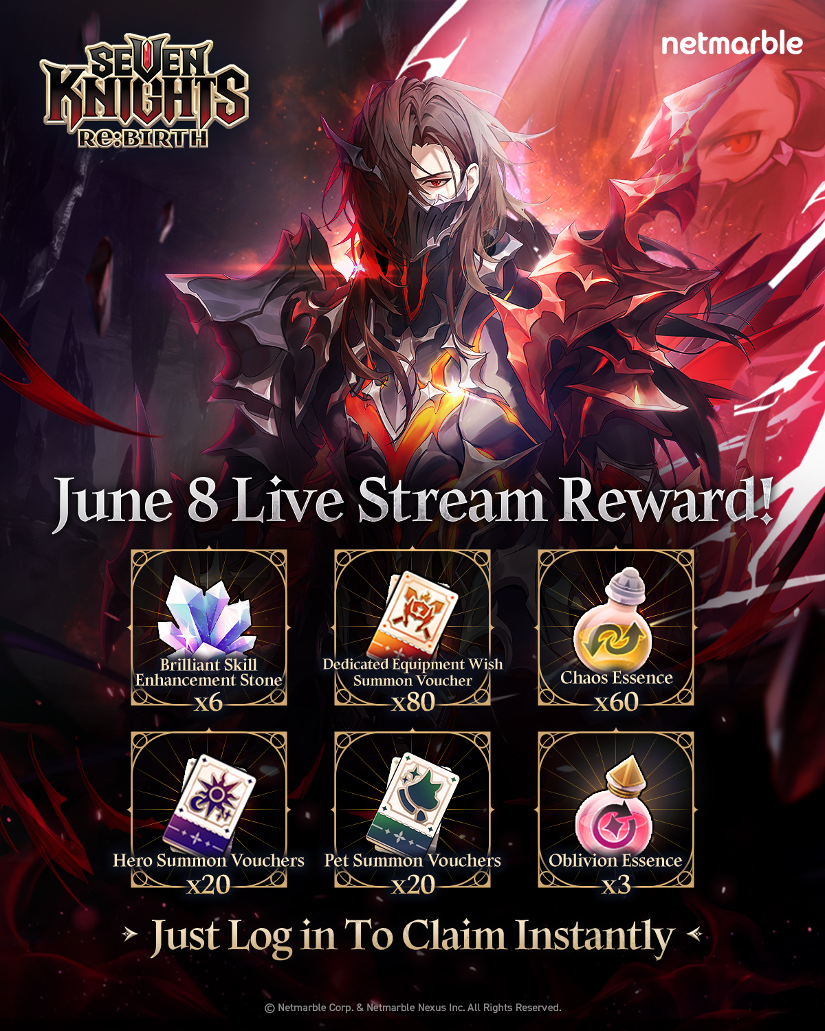 Seven Knights Facebook ad