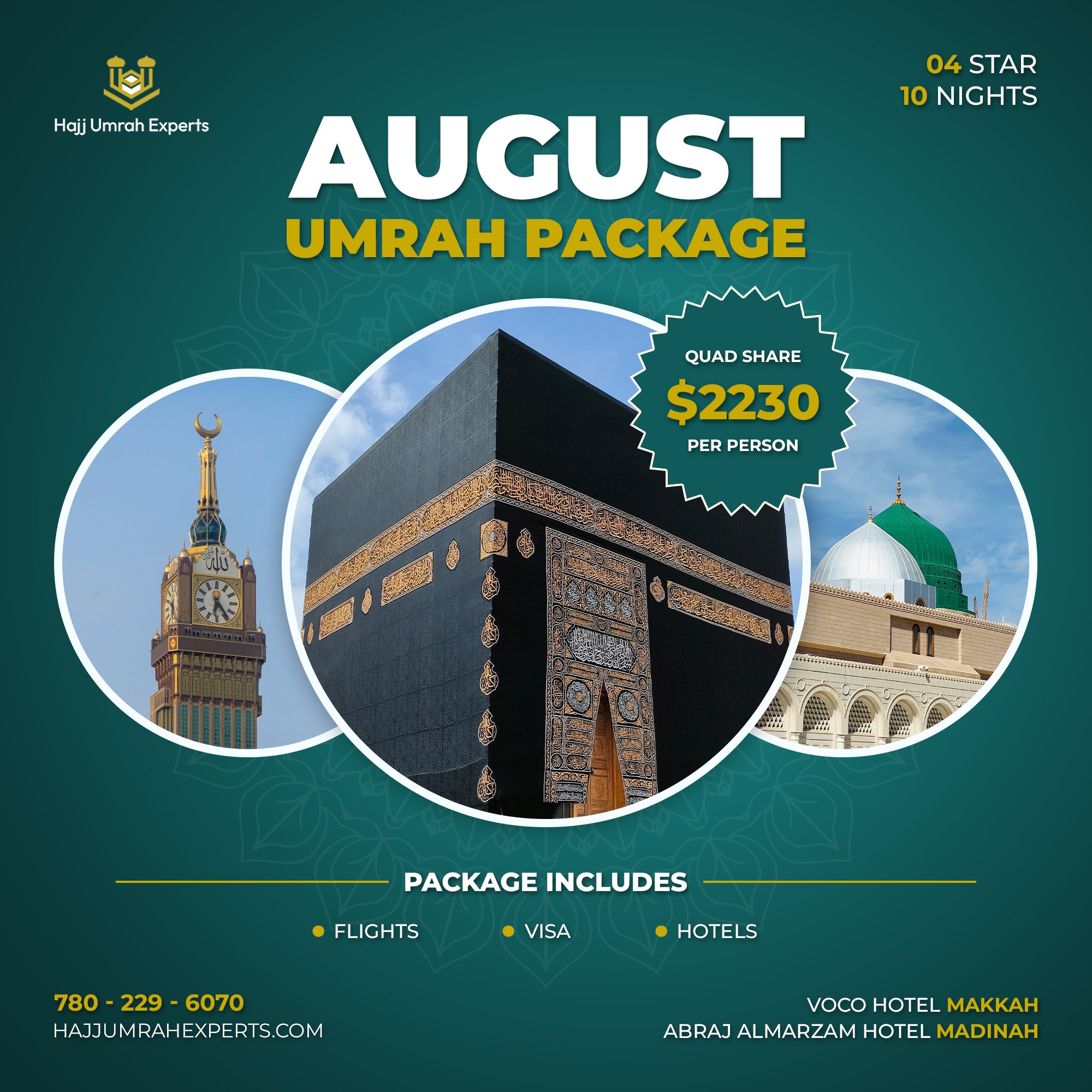 Hajj Umrah Experts Facebook ad: ๐๐ฎ๐ ๐ฎ๐ฌ๐ญ ๐๐ฆ๐ซ๐๐ก ๐๐๐๐ค๐๐ ๐ Answer the Call ofโฆ