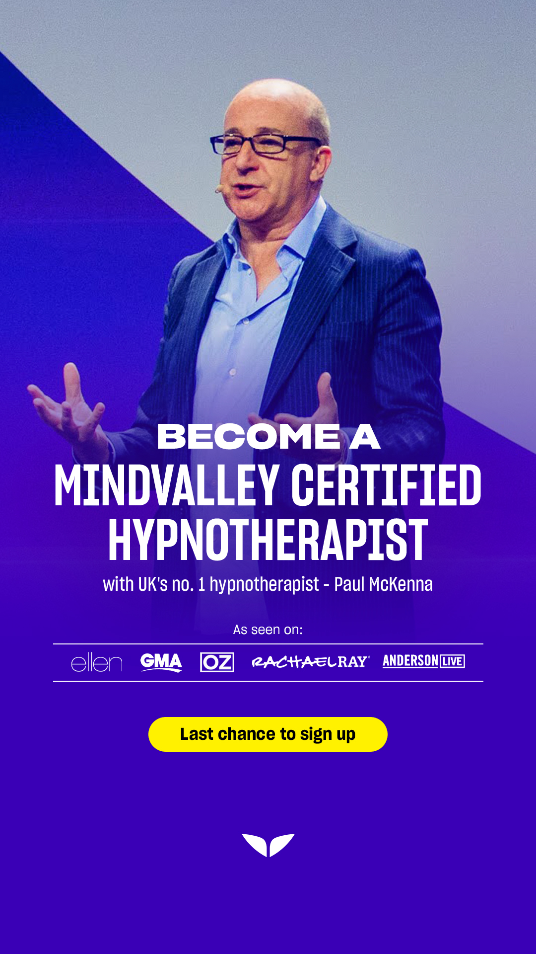 Mindvalley Facebook ad from Nov 5, 2025