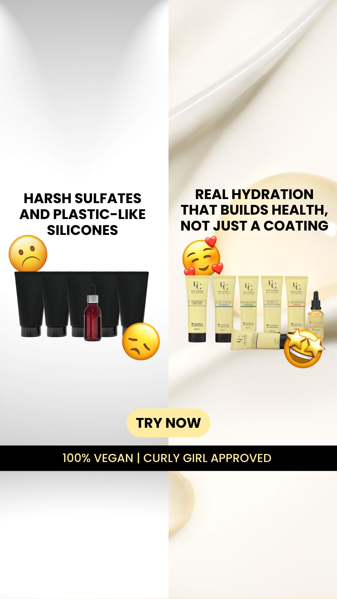 Eve Curls Facebook ad