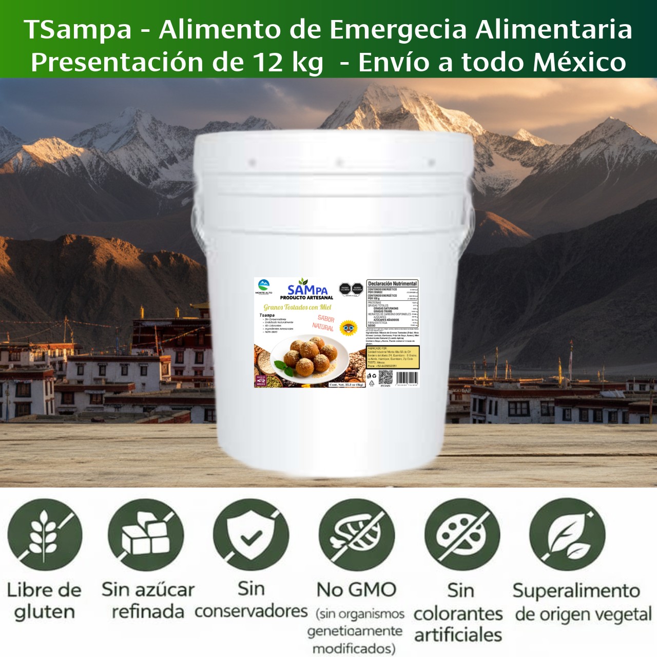 Sampa Facebook ad: TSampa | Alimento de Emergencia Nutritivo, Presentación 12…