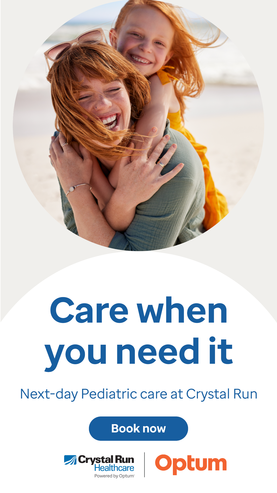 Crystal Run Healthcare Facebook ad from Mar 20, 2026