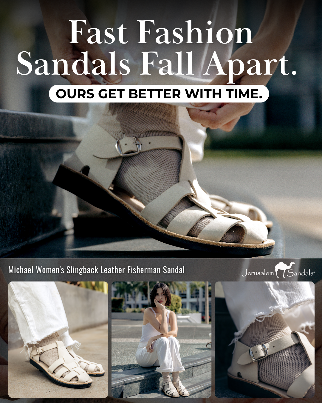 Jerusalem Sandals Facebook ad