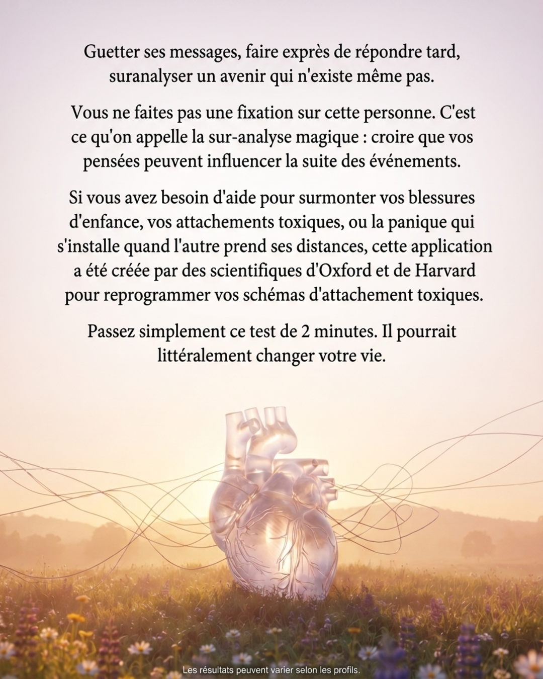 Mindway App Facebook ad: Arrête de trop penser et commence à vivre
