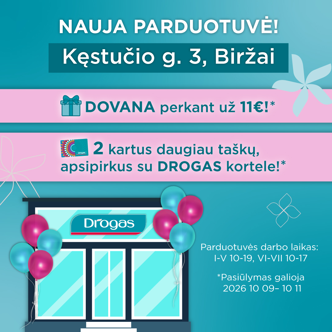 DrogasLietuva Facebook ad: DROGAS BIRŽUOSE