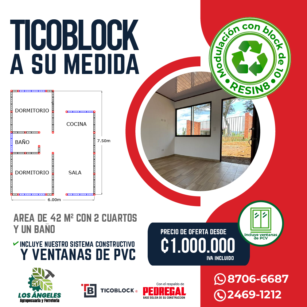 Ticoblock Facebook ad: Contáctenos