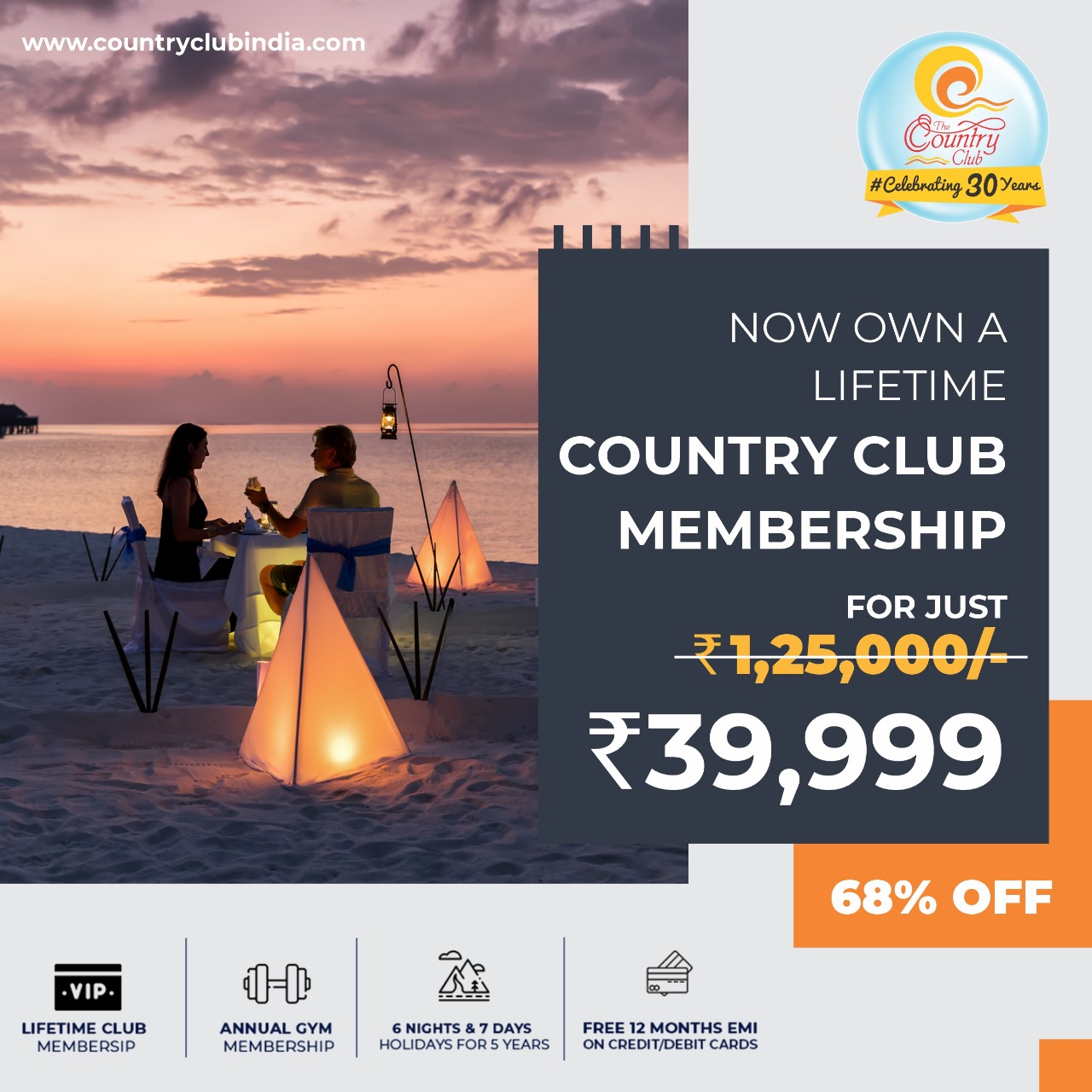 Country Club Facebook ad