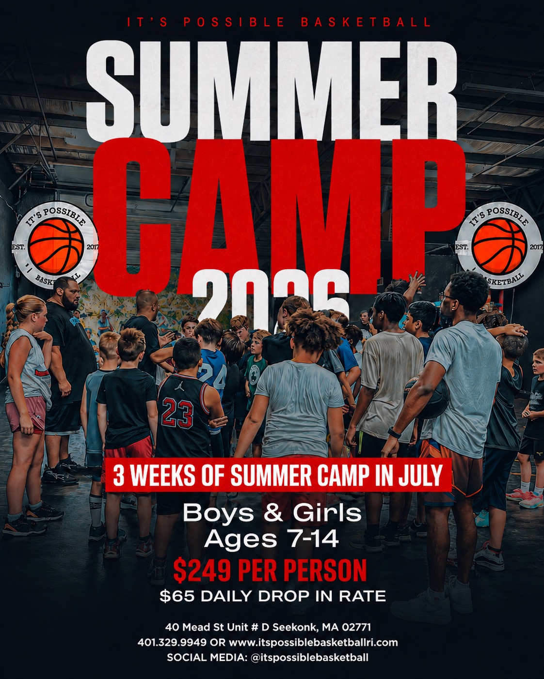 It's Possible Basketball Facebook ad: Summer Camp 2026 | It’s Possible Basketball LLC