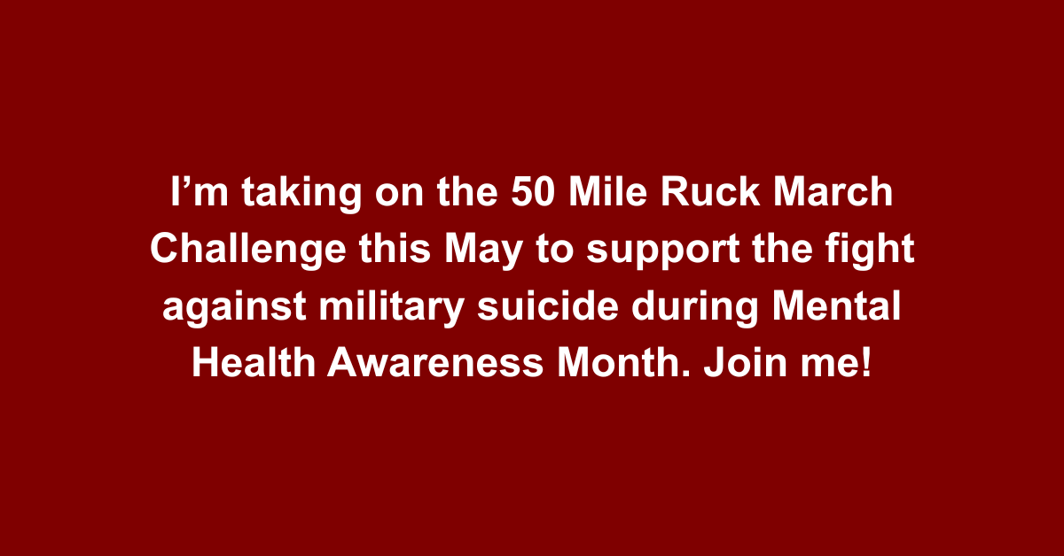 Stop Soldier Suicide Facebook ad