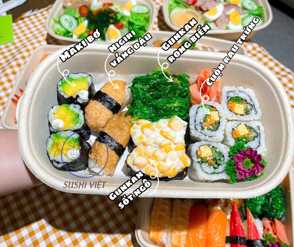 SUSHI VIỆT Facebook ad: SUSHI TƯƠI NGON, THƯỞNG THỨC NGAY TẠI NHÀ!